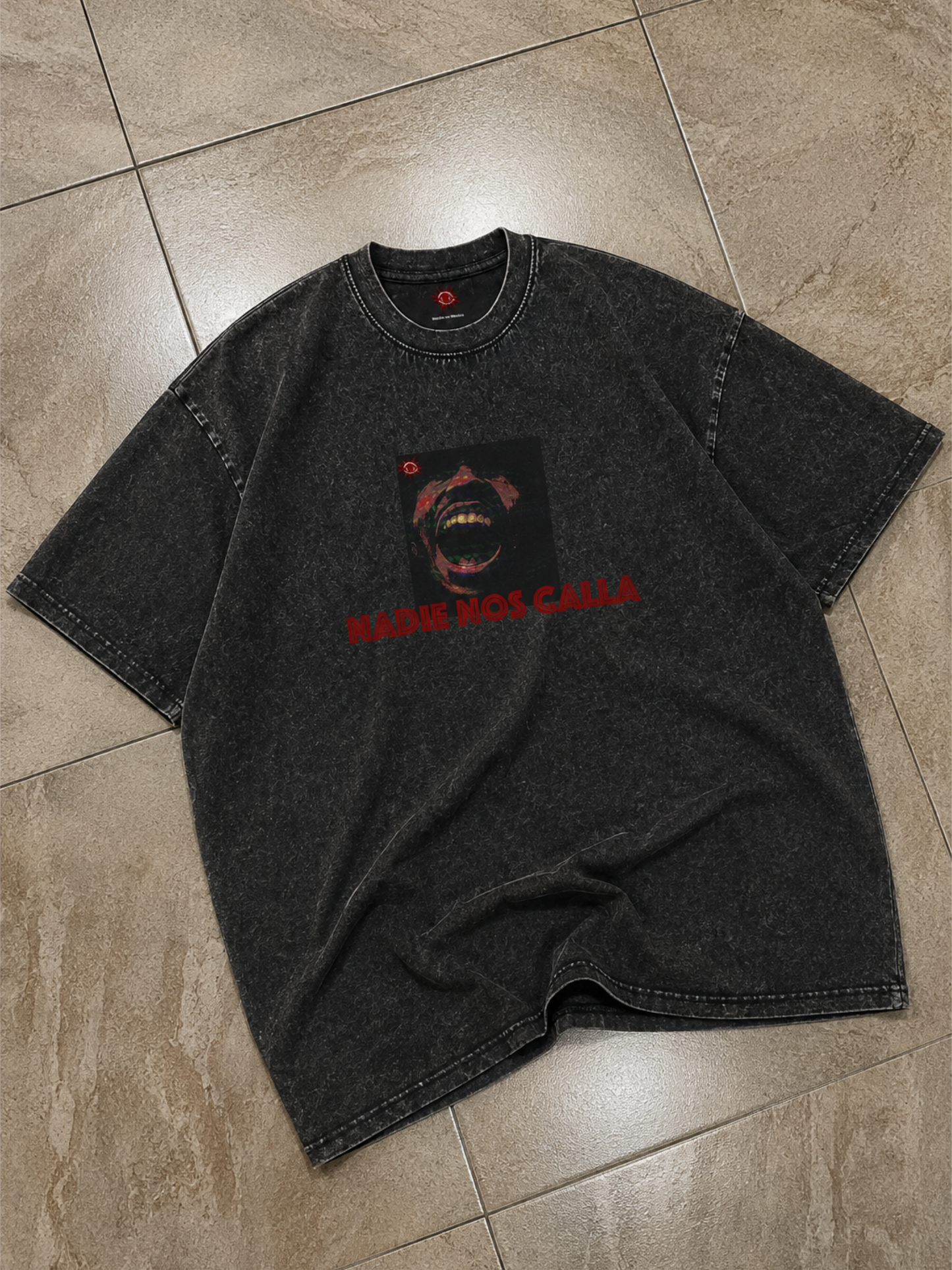 Grind NADIE NOS CALLA Acid Tee